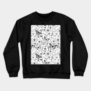 Wild flowers and butterflies 2 Crewneck Sweatshirt